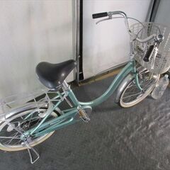 Ｄ140　★限定特価　整備済み★MIYATA　軽快車　グリーン　アルミ軽量★ 中古自転車 【20インチ 】 