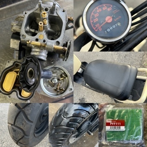 ☆ズーマー50.低燃費4スト！バッテリー・エアクリーナー・シートなど