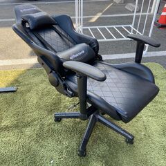 ゲーミングチェア EXRACING オフィスチェア 黒 💳自社配送時🌟代引き可💳※現金、クレジット、スマホ決済対応※【送料に設置込】
