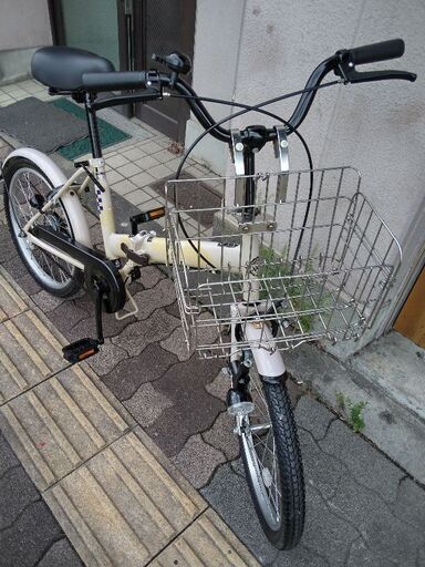 dショッピング |折りたたみ自転車 cyma LeLi(レリィ) アイボリー 20 