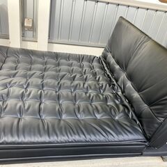 ニトリ NITORI Nシールド ロック2 RC BK ソファーベッド 3人掛け