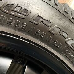 【決まりました】ランクル80用　アルミホイール付きタイヤ　LT285/55R20　BFグッドリッチ　ATタイヤ　ホイールメーカー不明