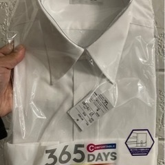 【新品】200円　ワイシャツ　長袖　Sサイズ　襟回り37 ホワイト