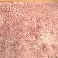 5,000円◆ピンクの可愛いファーのラグマット/絨毯◆防炎◆サイ...
