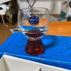 ボヘミアングラスの小グラス