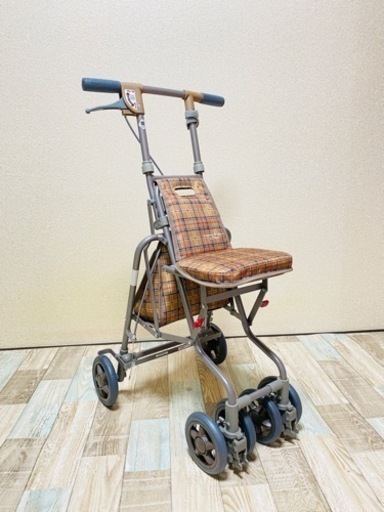 島製作所 コンパクトシルバーカー サニーウォーカー AW-Ⅲ CLブラウン