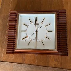 シチズン　木製　壁掛け時計　水晶時計