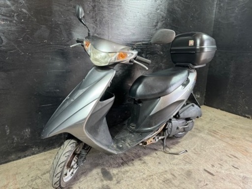 ★お支払い総額4.2万円★買取強化中！どんな車両も1万円～保証します！ スズキ アドレスV50 CA44A 4スト、インジェクション♪ リアボックス付き！ 通勤通学に♪