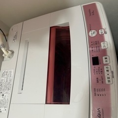 【受付終了】AQUA 洗濯機 6kg AQW-KS60D