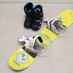 BURTON スノーボード ブーツ セット 100cm ブーツ20.5 KIDS GROM