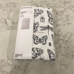  14693  IKEA 【新品未使用】ダブル掛け布団カバー　枕...
