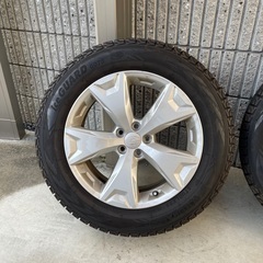 YOKOHAMA iceGUARD G075 225/60R17 スバル純正ホイール　17×7J +48