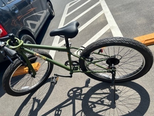 値下げ！ファットバイク 自転車 試乗1回のみ！値下げ対応要相談！！26