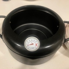 【予定者決定】揚げ物用温度計付鍋と1人用土鍋