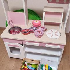 キチンごっこセット(家具+おもちゃ)