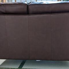 ローラアシュレイ モーティマ 本革 2シーターソファ