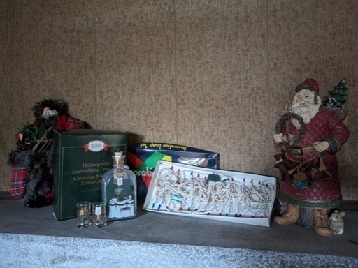 ツリー電飾、サンタさん、HOLMEGAARD CHRISTMAS Bottle 1996、