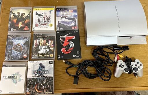 PS3 本体　プレイステーション3　CECHL00 　ソフト　コントローラー