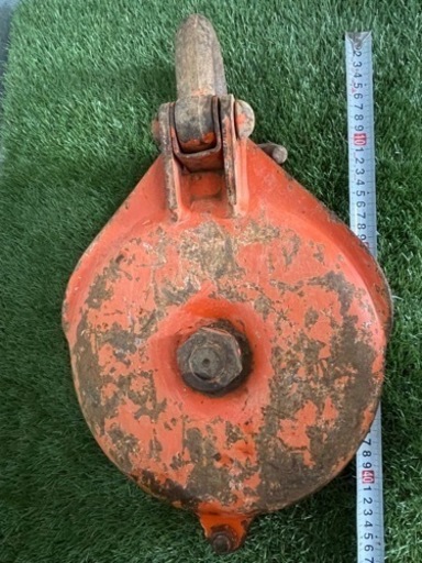 南星 滑車 シャックル式 車径250mm