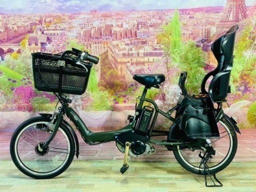 ❶5774子供乗せ電動アシスト自転車YAMAHA 20インチ良好バッテリー