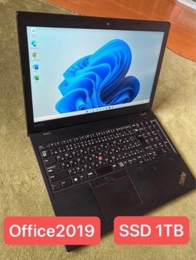 第8世代 ThinkPad L590  Office2019  Core i5-8265U SSD1TB