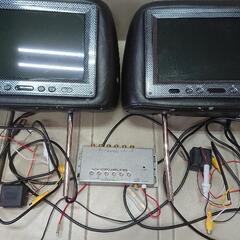 ☆ 希少 パナソニックナビHDS-950MD、地デジチューナーTU-DTV30、社外9インチ ヘッドレストモニター 中古品セット ☆