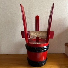 祝いの朱塗の酒樽