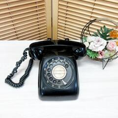 【T2784】黒電話　600ー1A　昭和レトロ　アンティーク　黒電話機