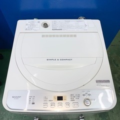 ⭐️SHARP⭐️全自動洗濯機 2019年5.5kg 大阪市近郊配送無料
