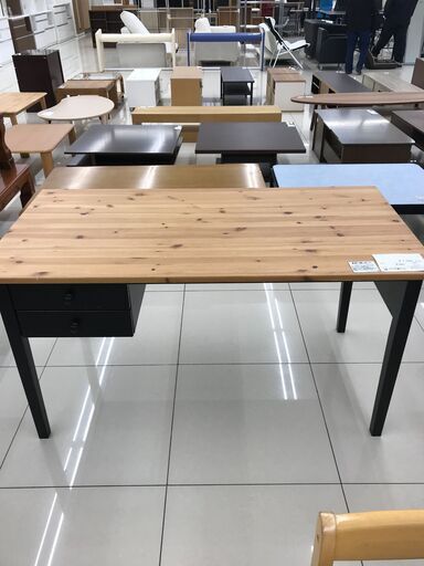 ★ジモティ割あり★ IKEA ダイニングテーブル 木目調 H74×D70.5×W140 クリーニング済み HJ1241