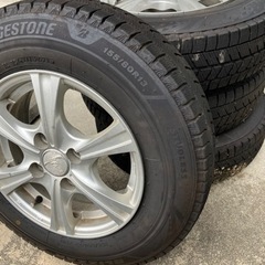 ブリヂストンスタットレスタイヤホイール付155/80R13