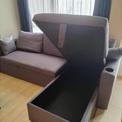 3・4人掛けソファーベッド（収納付き）取引決定しました。