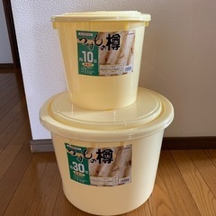 新品未使用 漬物樽 漬け物 バケツ キッチン用品 つけもの 樽 ...