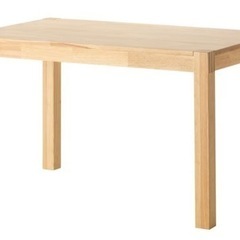 IKEA 4人がけダイニングテーブルと長椅子