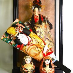 羽子板、日本人形など