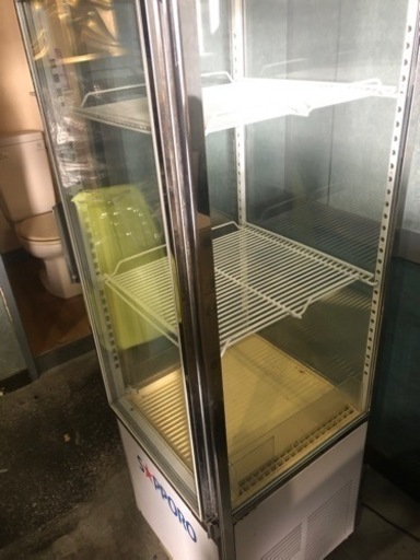 冷蔵庫ショーケース4面ガラス