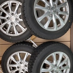 交渉中 美品✨スタッドレスタイヤ ホイールセット 165/65R14