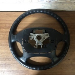 トヨタ純正 KDJ120W ランドクルーザー プラド TXリミテッド ステアリング ハンドル 120系 本革 レザー