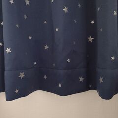 ニトリ スター柄 星 遮光カーテン 2枚セット