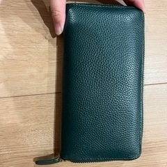 未使用！緑の長財布👛