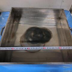 業務用 ステンレス製 2段 角蒸し器 調理器具 蒸籠 セイロ 金属製 厨房機器 外寸 約 高さ 36cm × 幅 47cm × 奥行 51cm