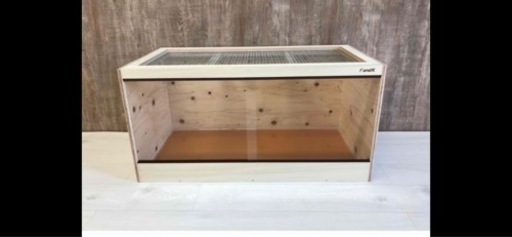 爬虫類用木製ケージ(新品・未開封品)