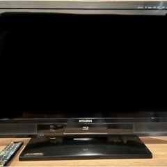 (取引確定)【ジャンク品】MITSUBISHI 液晶テレビ32v