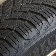 手渡し希望　ミシュランスタッドレスタイヤ X-ICE SNOW 205/55R16、アルミホイール16X7Jの4本セットとタイヤラック