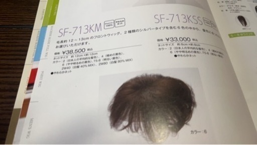 新品未使用ウィッグ 新品未使用】SPILO 203 カットウィッグ 5体セット