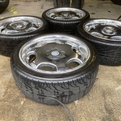 レイズ　アーサーエクスチェンジ　ディッシュ　メッキ　ホイール