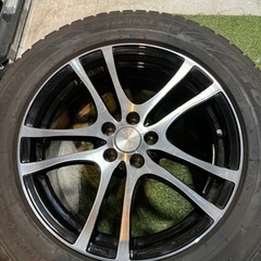 阿部商会 LA STRADA 社外ホイール 17インチ 4本 スタッドレスタイヤ付き