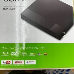 SONY/ブルーレイディスクDVDプレーヤー/BDP-S1500