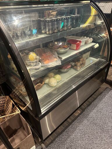 値下げRIT JCM 対面冷蔵ショーケース（ラウンド型） RITS-172T  ケーキ　ショーケース