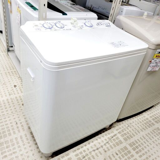 【家具・家電複数購入で割引可】アクア/AQUA 二層式洗濯機 AQW-N451 2018年製 4.5キロ